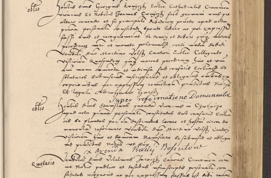 Zdjęcie nr 439 dla obiektu archiwalnego: Acta actorum coram reverendo patre domino Nicolao Bedlenski scholastico vicarioque in spiritualibus gernerali Cracoviensi ad annum Domini millesimum quingentesimum tricesimum septimum, cuius indicio est decima, pontificatus sanctissimi in Christo patris et domini nostri domini Pauli divina providencia papr tercii, anno tercio, feliciter continuantur