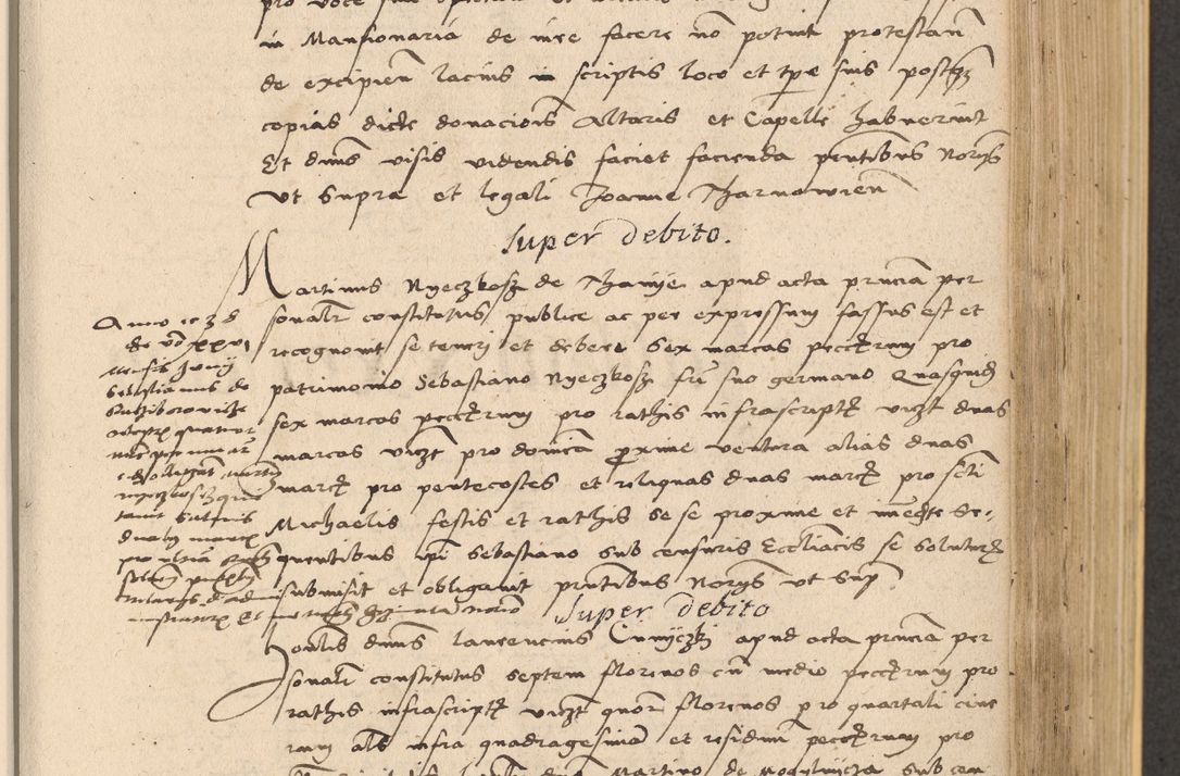 Zdjęcie nr 441 dla obiektu archiwalnego: Acta actorum coram reverendo patre domino Nicolao Bedlenski scholastico vicarioque in spiritualibus gernerali Cracoviensi ad annum Domini millesimum quingentesimum tricesimum septimum, cuius indicio est decima, pontificatus sanctissimi in Christo patris et domini nostri domini Pauli divina providencia papr tercii, anno tercio, feliciter continuantur