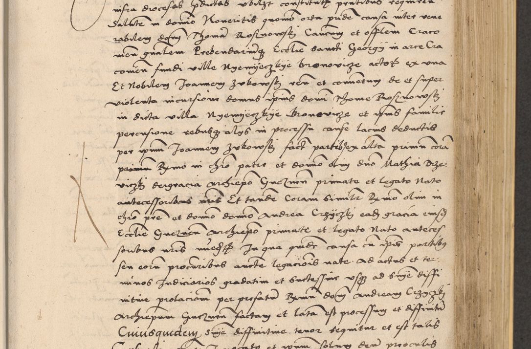 Zdjęcie nr 435 dla obiektu archiwalnego: Acta actorum coram reverendo patre domino Nicolao Bedlenski scholastico vicarioque in spiritualibus gernerali Cracoviensi ad annum Domini millesimum quingentesimum tricesimum septimum, cuius indicio est decima, pontificatus sanctissimi in Christo patris et domini nostri domini Pauli divina providencia papr tercii, anno tercio, feliciter continuantur