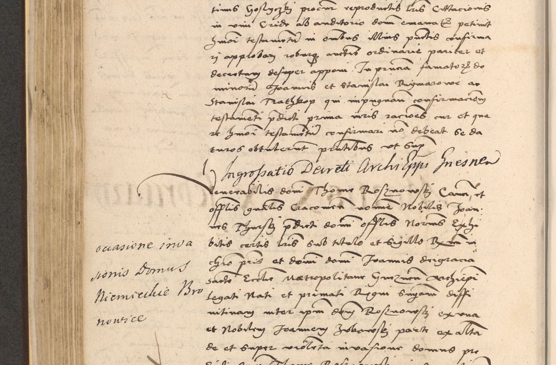 Zdjęcie nr 434 dla obiektu archiwalnego: Acta actorum coram reverendo patre domino Nicolao Bedlenski scholastico vicarioque in spiritualibus gernerali Cracoviensi ad annum Domini millesimum quingentesimum tricesimum septimum, cuius indicio est decima, pontificatus sanctissimi in Christo patris et domini nostri domini Pauli divina providencia papr tercii, anno tercio, feliciter continuantur
