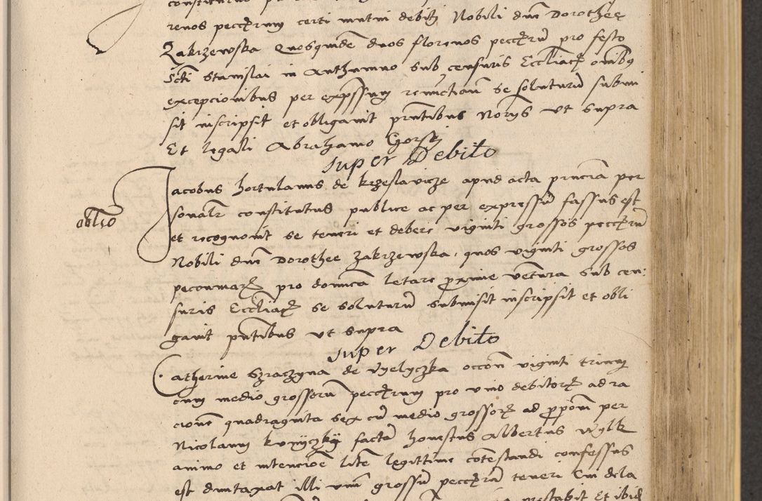Zdjęcie nr 431 dla obiektu archiwalnego: Acta actorum coram reverendo patre domino Nicolao Bedlenski scholastico vicarioque in spiritualibus gernerali Cracoviensi ad annum Domini millesimum quingentesimum tricesimum septimum, cuius indicio est decima, pontificatus sanctissimi in Christo patris et domini nostri domini Pauli divina providencia papr tercii, anno tercio, feliciter continuantur
