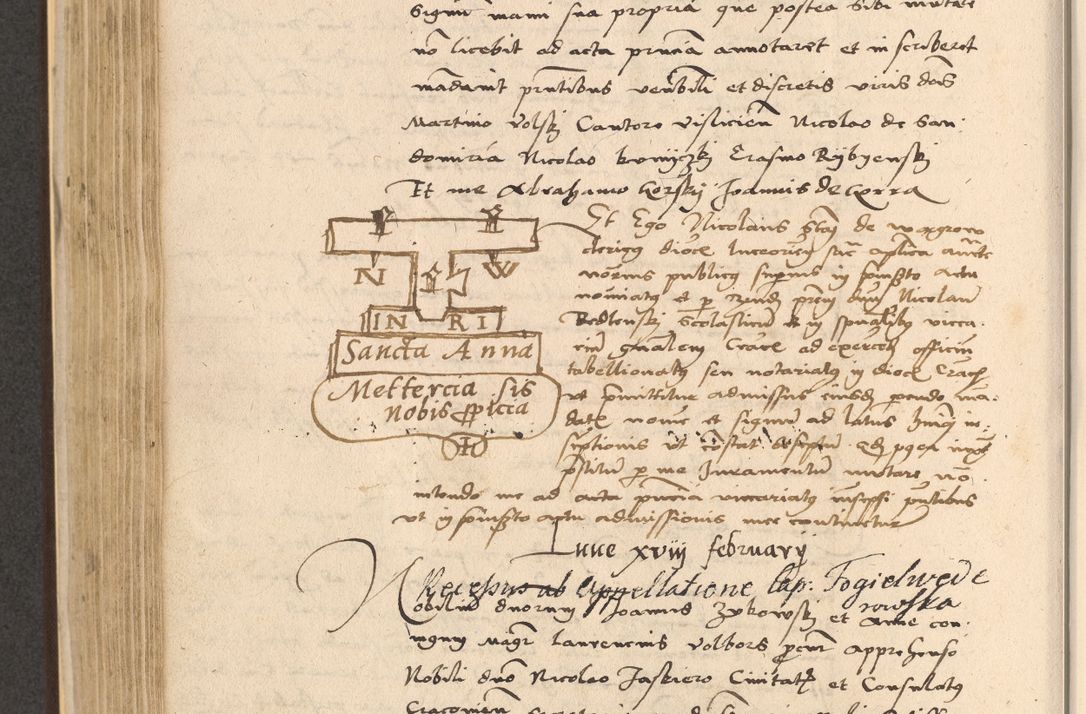 Zdjęcie nr 432 dla obiektu archiwalnego: Acta actorum coram reverendo patre domino Nicolao Bedlenski scholastico vicarioque in spiritualibus gernerali Cracoviensi ad annum Domini millesimum quingentesimum tricesimum septimum, cuius indicio est decima, pontificatus sanctissimi in Christo patris et domini nostri domini Pauli divina providencia papr tercii, anno tercio, feliciter continuantur
