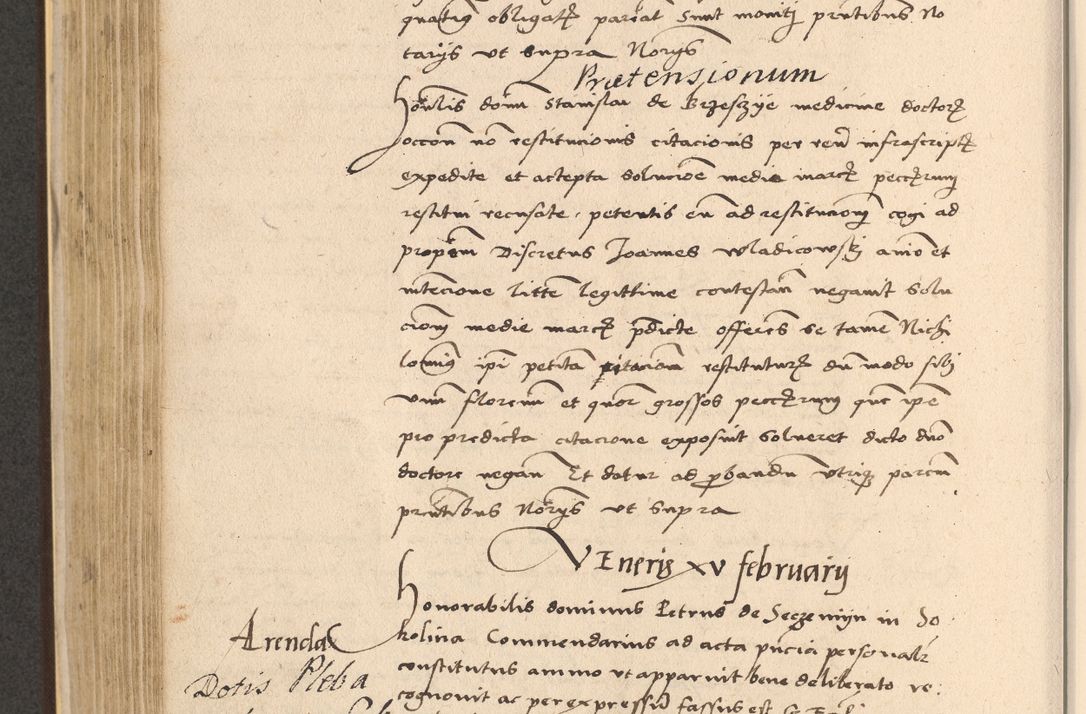 Zdjęcie nr 428 dla obiektu archiwalnego: Acta actorum coram reverendo patre domino Nicolao Bedlenski scholastico vicarioque in spiritualibus gernerali Cracoviensi ad annum Domini millesimum quingentesimum tricesimum septimum, cuius indicio est decima, pontificatus sanctissimi in Christo patris et domini nostri domini Pauli divina providencia papr tercii, anno tercio, feliciter continuantur