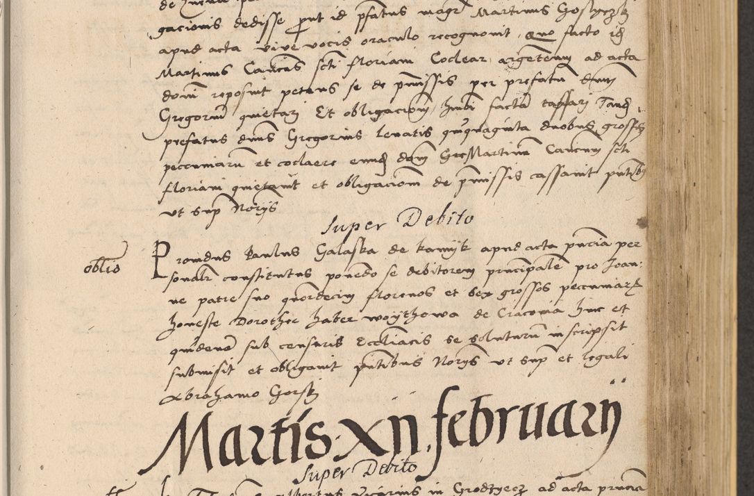 Zdjęcie nr 423 dla obiektu archiwalnego: Acta actorum coram reverendo patre domino Nicolao Bedlenski scholastico vicarioque in spiritualibus gernerali Cracoviensi ad annum Domini millesimum quingentesimum tricesimum septimum, cuius indicio est decima, pontificatus sanctissimi in Christo patris et domini nostri domini Pauli divina providencia papr tercii, anno tercio, feliciter continuantur