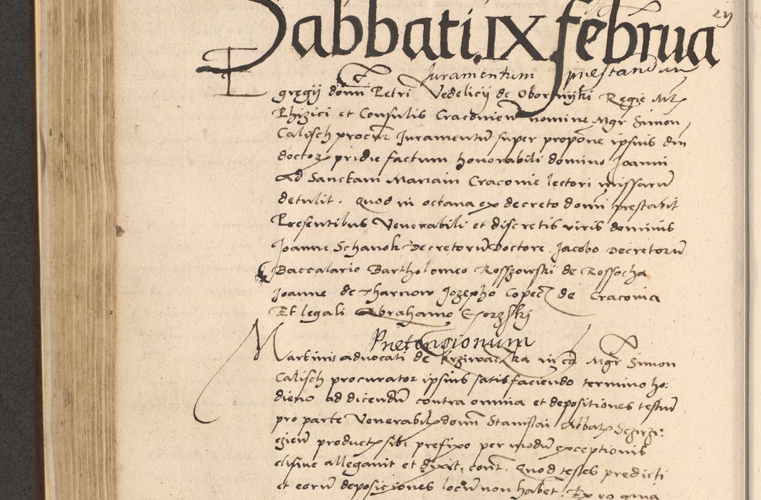 Zdjęcie nr 422 dla obiektu archiwalnego: Acta actorum coram reverendo patre domino Nicolao Bedlenski scholastico vicarioque in spiritualibus gernerali Cracoviensi ad annum Domini millesimum quingentesimum tricesimum septimum, cuius indicio est decima, pontificatus sanctissimi in Christo patris et domini nostri domini Pauli divina providencia papr tercii, anno tercio, feliciter continuantur