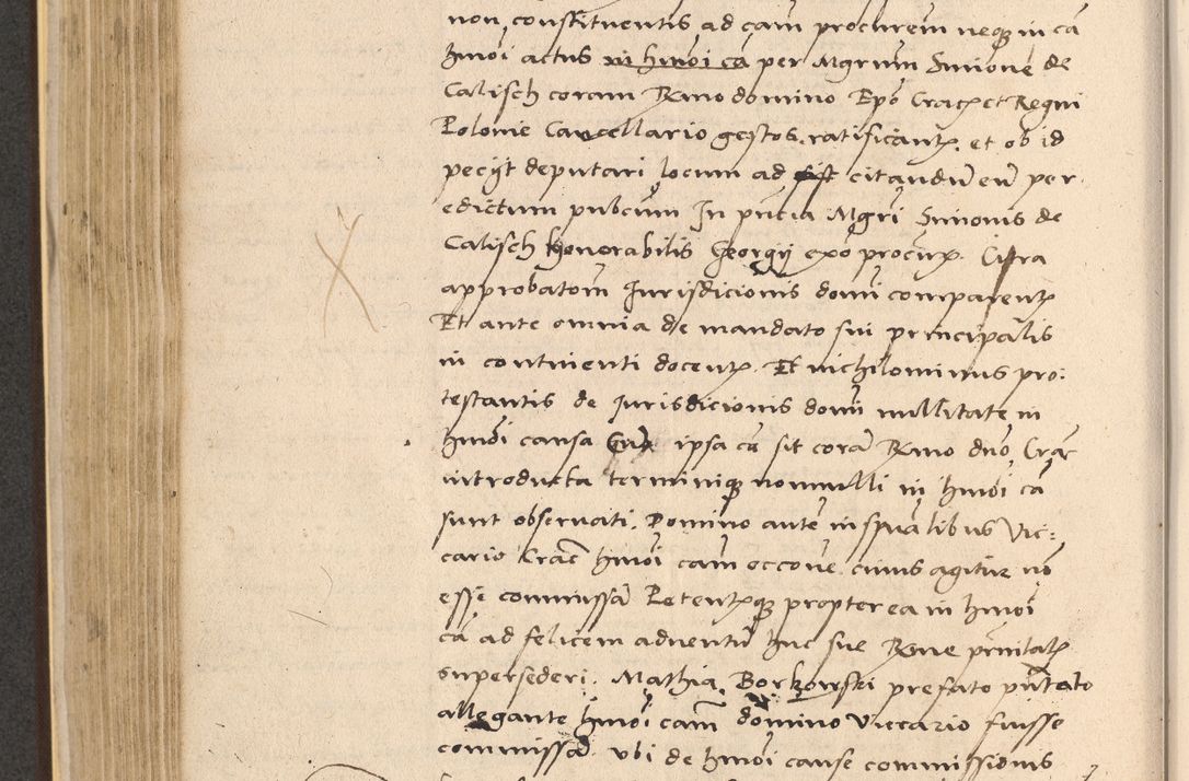 Zdjęcie nr 416 dla obiektu archiwalnego: Acta actorum coram reverendo patre domino Nicolao Bedlenski scholastico vicarioque in spiritualibus gernerali Cracoviensi ad annum Domini millesimum quingentesimum tricesimum septimum, cuius indicio est decima, pontificatus sanctissimi in Christo patris et domini nostri domini Pauli divina providencia papr tercii, anno tercio, feliciter continuantur