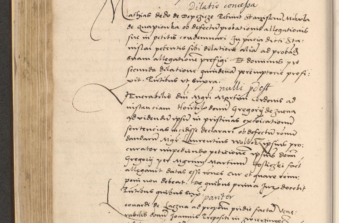 Zdjęcie nr 420 dla obiektu archiwalnego: Acta actorum coram reverendo patre domino Nicolao Bedlenski scholastico vicarioque in spiritualibus gernerali Cracoviensi ad annum Domini millesimum quingentesimum tricesimum septimum, cuius indicio est decima, pontificatus sanctissimi in Christo patris et domini nostri domini Pauli divina providencia papr tercii, anno tercio, feliciter continuantur