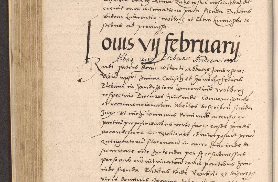 Zdjęcie nr 418 dla obiektu archiwalnego: Acta actorum coram reverendo patre domino Nicolao Bedlenski scholastico vicarioque in spiritualibus gernerali Cracoviensi ad annum Domini millesimum quingentesimum tricesimum septimum, cuius indicio est decima, pontificatus sanctissimi in Christo patris et domini nostri domini Pauli divina providencia papr tercii, anno tercio, feliciter continuantur