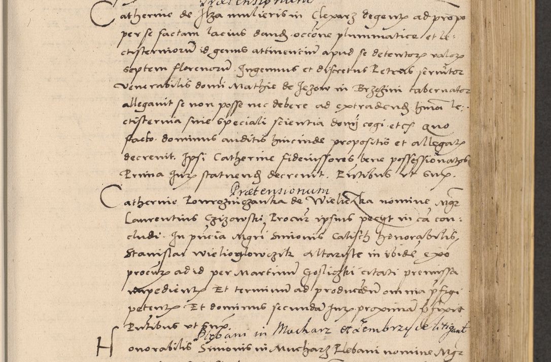 Zdjęcie nr 415 dla obiektu archiwalnego: Acta actorum coram reverendo patre domino Nicolao Bedlenski scholastico vicarioque in spiritualibus gernerali Cracoviensi ad annum Domini millesimum quingentesimum tricesimum septimum, cuius indicio est decima, pontificatus sanctissimi in Christo patris et domini nostri domini Pauli divina providencia papr tercii, anno tercio, feliciter continuantur