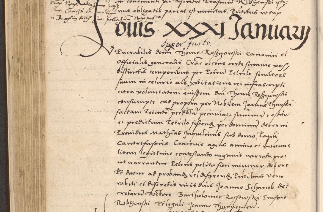 Zdjęcie nr 410 dla obiektu archiwalnego: Acta actorum coram reverendo patre domino Nicolao Bedlenski scholastico vicarioque in spiritualibus gernerali Cracoviensi ad annum Domini millesimum quingentesimum tricesimum septimum, cuius indicio est decima, pontificatus sanctissimi in Christo patris et domini nostri domini Pauli divina providencia papr tercii, anno tercio, feliciter continuantur
