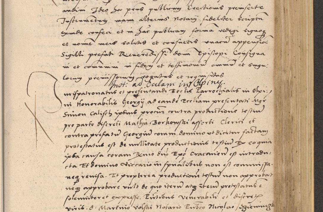 Zdjęcie nr 407 dla obiektu archiwalnego: Acta actorum coram reverendo patre domino Nicolao Bedlenski scholastico vicarioque in spiritualibus gernerali Cracoviensi ad annum Domini millesimum quingentesimum tricesimum septimum, cuius indicio est decima, pontificatus sanctissimi in Christo patris et domini nostri domini Pauli divina providencia papr tercii, anno tercio, feliciter continuantur