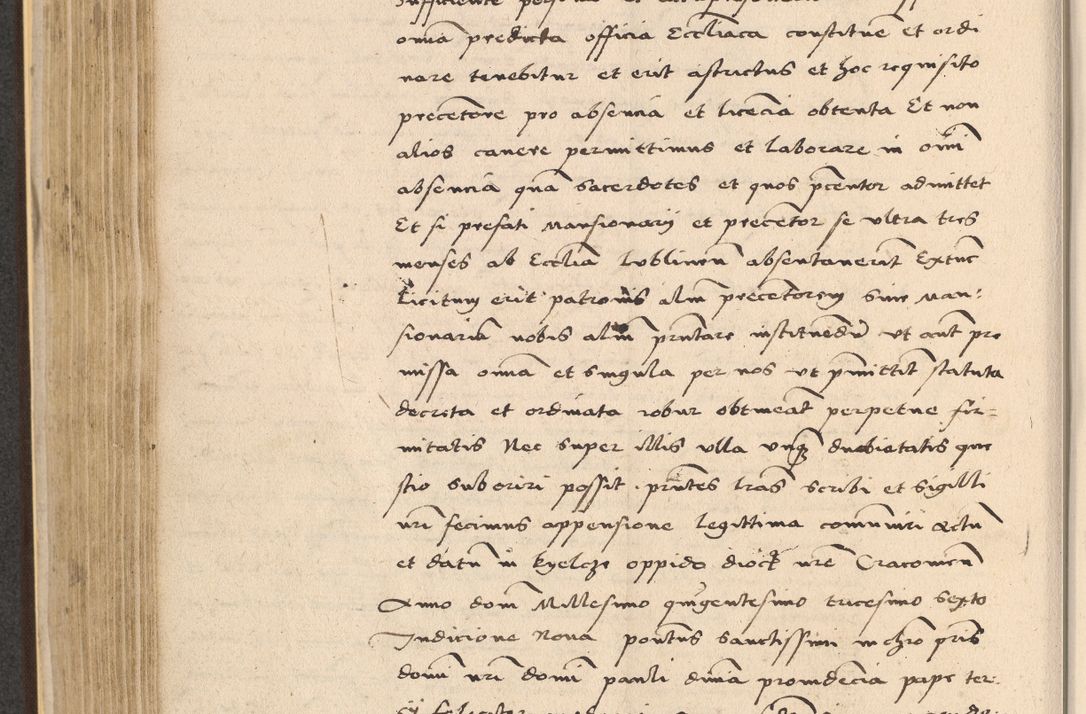Zdjęcie nr 406 dla obiektu archiwalnego: Acta actorum coram reverendo patre domino Nicolao Bedlenski scholastico vicarioque in spiritualibus gernerali Cracoviensi ad annum Domini millesimum quingentesimum tricesimum septimum, cuius indicio est decima, pontificatus sanctissimi in Christo patris et domini nostri domini Pauli divina providencia papr tercii, anno tercio, feliciter continuantur
