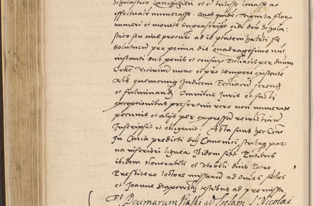 Zdjęcie nr 392 dla obiektu archiwalnego: Acta actorum coram reverendo patre domino Nicolao Bedlenski scholastico vicarioque in spiritualibus gernerali Cracoviensi ad annum Domini millesimum quingentesimum tricesimum septimum, cuius indicio est decima, pontificatus sanctissimi in Christo patris et domini nostri domini Pauli divina providencia papr tercii, anno tercio, feliciter continuantur