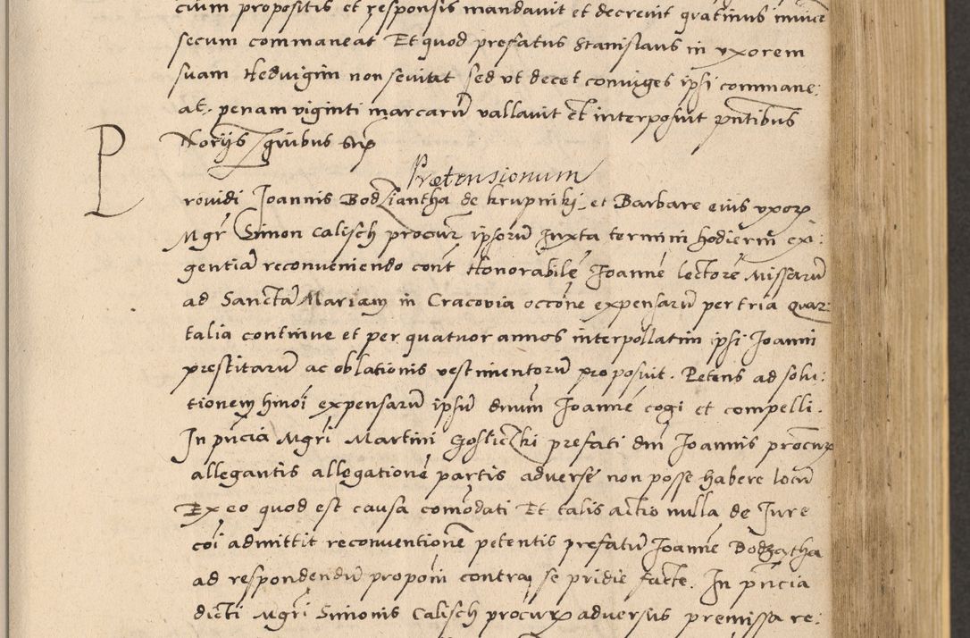 Zdjęcie nr 383 dla obiektu archiwalnego: Acta actorum coram reverendo patre domino Nicolao Bedlenski scholastico vicarioque in spiritualibus gernerali Cracoviensi ad annum Domini millesimum quingentesimum tricesimum septimum, cuius indicio est decima, pontificatus sanctissimi in Christo patris et domini nostri domini Pauli divina providencia papr tercii, anno tercio, feliciter continuantur