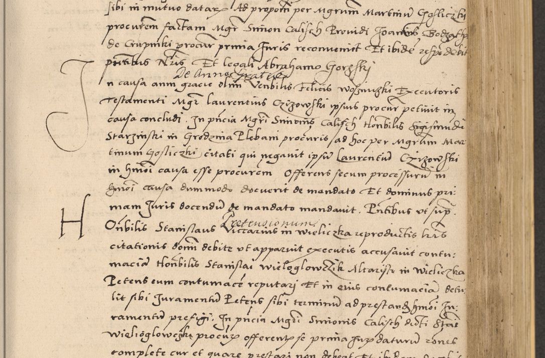 Zdjęcie nr 379 dla obiektu archiwalnego: Acta actorum coram reverendo patre domino Nicolao Bedlenski scholastico vicarioque in spiritualibus gernerali Cracoviensi ad annum Domini millesimum quingentesimum tricesimum septimum, cuius indicio est decima, pontificatus sanctissimi in Christo patris et domini nostri domini Pauli divina providencia papr tercii, anno tercio, feliciter continuantur