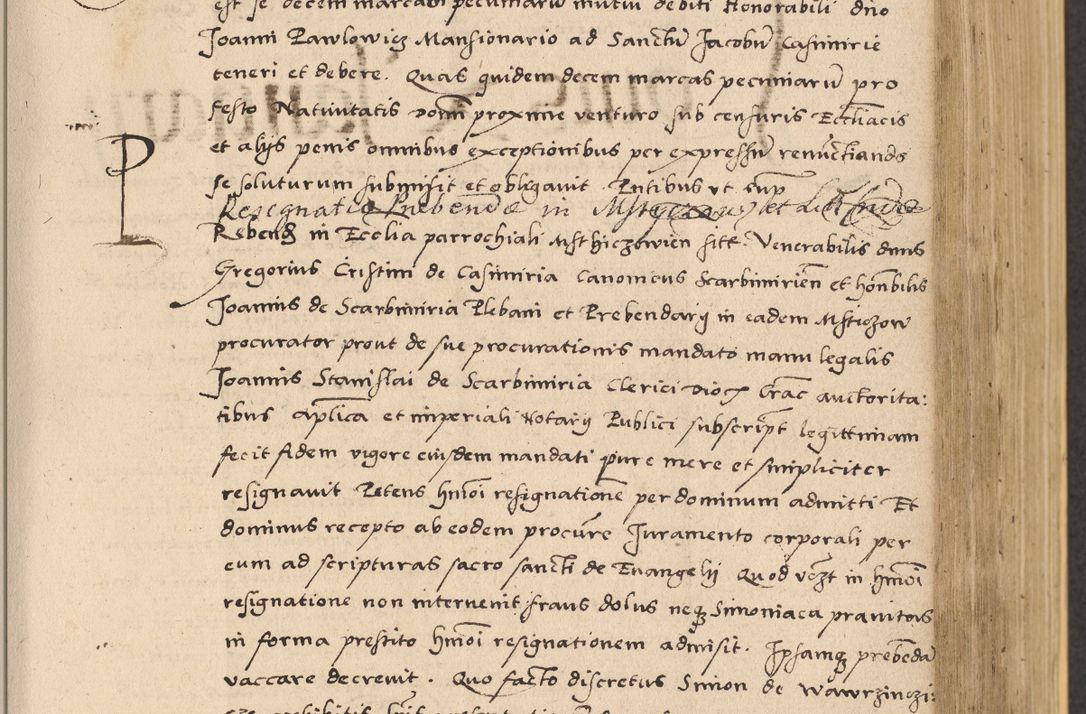 Zdjęcie nr 365 dla obiektu archiwalnego: Acta actorum coram reverendo patre domino Nicolao Bedlenski scholastico vicarioque in spiritualibus gernerali Cracoviensi ad annum Domini millesimum quingentesimum tricesimum septimum, cuius indicio est decima, pontificatus sanctissimi in Christo patris et domini nostri domini Pauli divina providencia papr tercii, anno tercio, feliciter continuantur