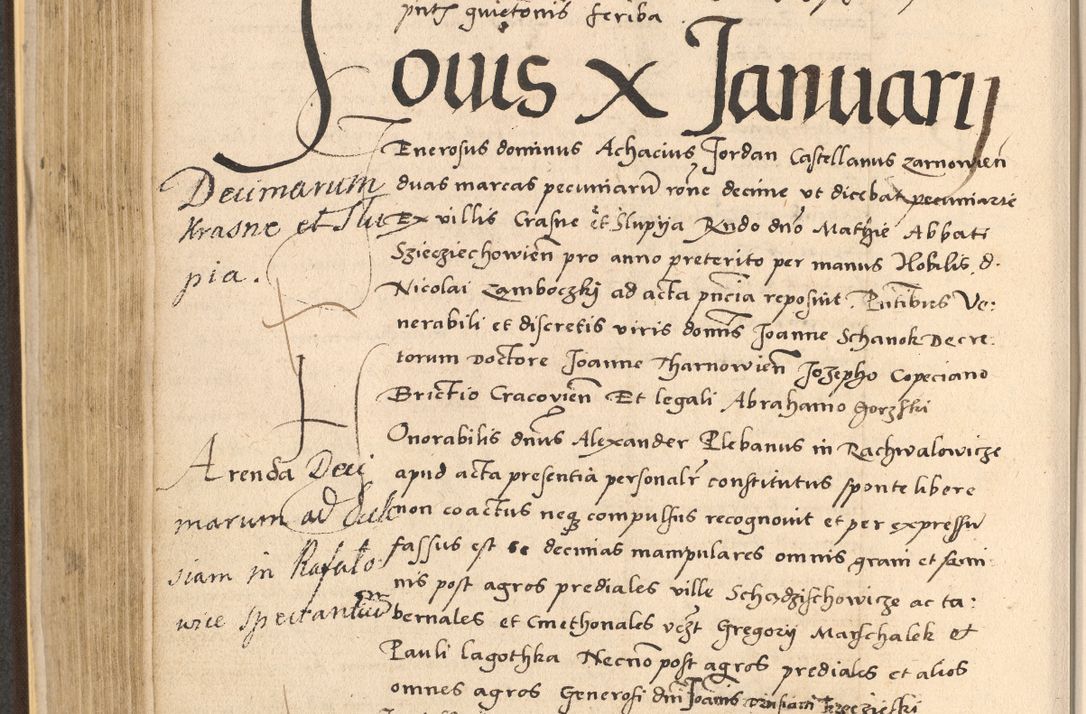 Zdjęcie nr 366 dla obiektu archiwalnego: Acta actorum coram reverendo patre domino Nicolao Bedlenski scholastico vicarioque in spiritualibus gernerali Cracoviensi ad annum Domini millesimum quingentesimum tricesimum septimum, cuius indicio est decima, pontificatus sanctissimi in Christo patris et domini nostri domini Pauli divina providencia papr tercii, anno tercio, feliciter continuantur