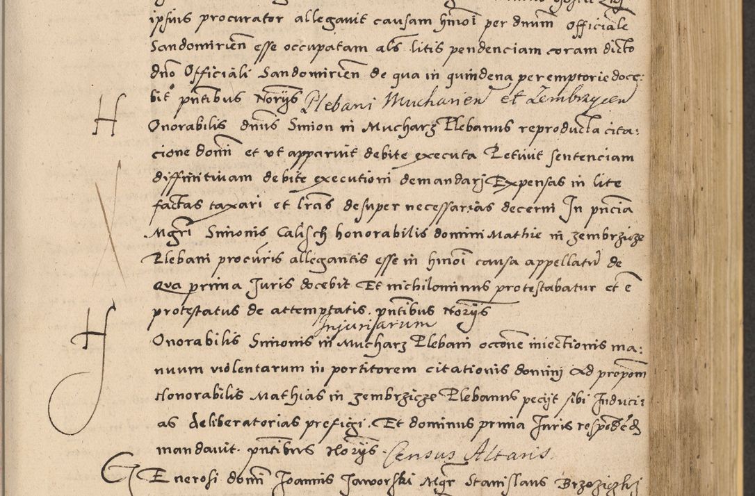 Zdjęcie nr 363 dla obiektu archiwalnego: Acta actorum coram reverendo patre domino Nicolao Bedlenski scholastico vicarioque in spiritualibus gernerali Cracoviensi ad annum Domini millesimum quingentesimum tricesimum septimum, cuius indicio est decima, pontificatus sanctissimi in Christo patris et domini nostri domini Pauli divina providencia papr tercii, anno tercio, feliciter continuantur