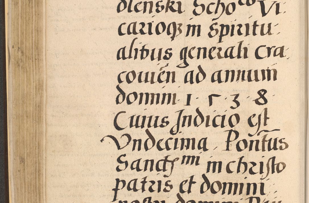 Zdjęcie nr 360 dla obiektu archiwalnego: Acta actorum coram reverendo patre domino Nicolao Bedlenski scholastico vicarioque in spiritualibus gernerali Cracoviensi ad annum Domini millesimum quingentesimum tricesimum septimum, cuius indicio est decima, pontificatus sanctissimi in Christo patris et domini nostri domini Pauli divina providencia papr tercii, anno tercio, feliciter continuantur