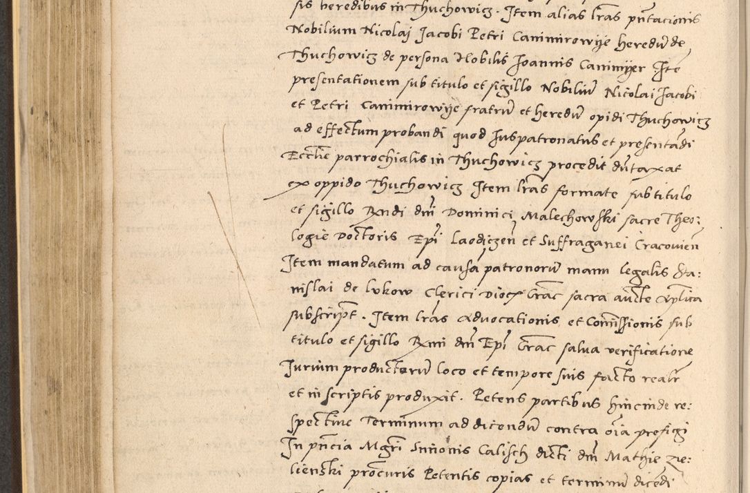 Zdjęcie nr 358 dla obiektu archiwalnego: Acta actorum coram reverendo patre domino Nicolao Bedlenski scholastico vicarioque in spiritualibus gernerali Cracoviensi ad annum Domini millesimum quingentesimum tricesimum septimum, cuius indicio est decima, pontificatus sanctissimi in Christo patris et domini nostri domini Pauli divina providencia papr tercii, anno tercio, feliciter continuantur