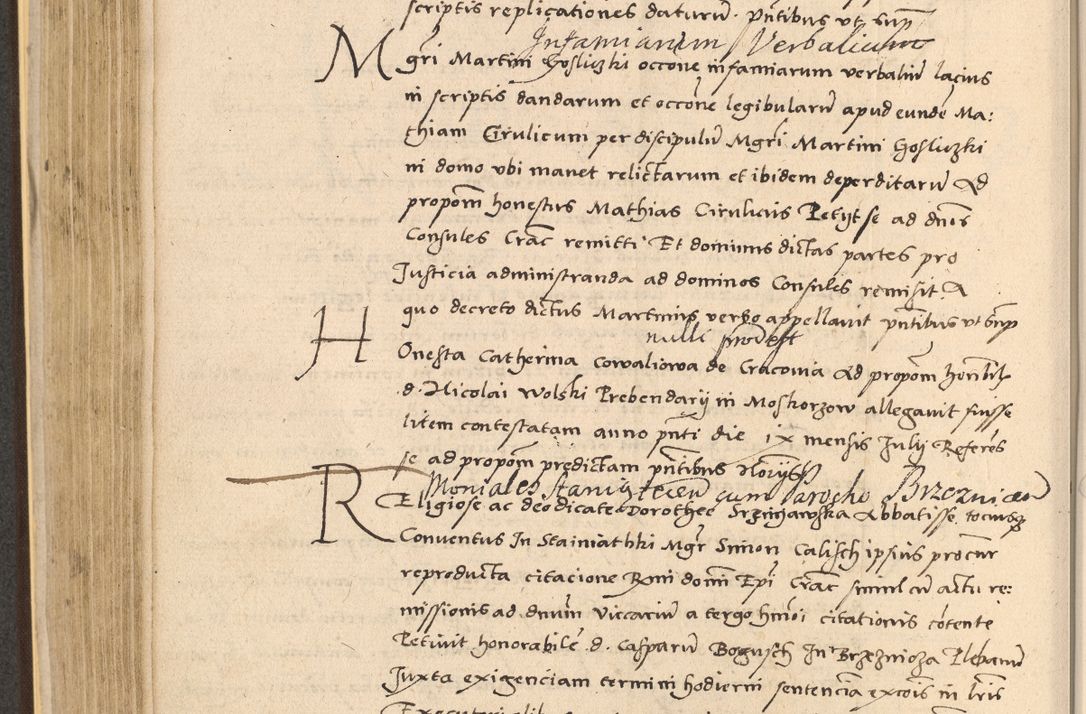 Zdjęcie nr 354 dla obiektu archiwalnego: Acta actorum coram reverendo patre domino Nicolao Bedlenski scholastico vicarioque in spiritualibus gernerali Cracoviensi ad annum Domini millesimum quingentesimum tricesimum septimum, cuius indicio est decima, pontificatus sanctissimi in Christo patris et domini nostri domini Pauli divina providencia papr tercii, anno tercio, feliciter continuantur