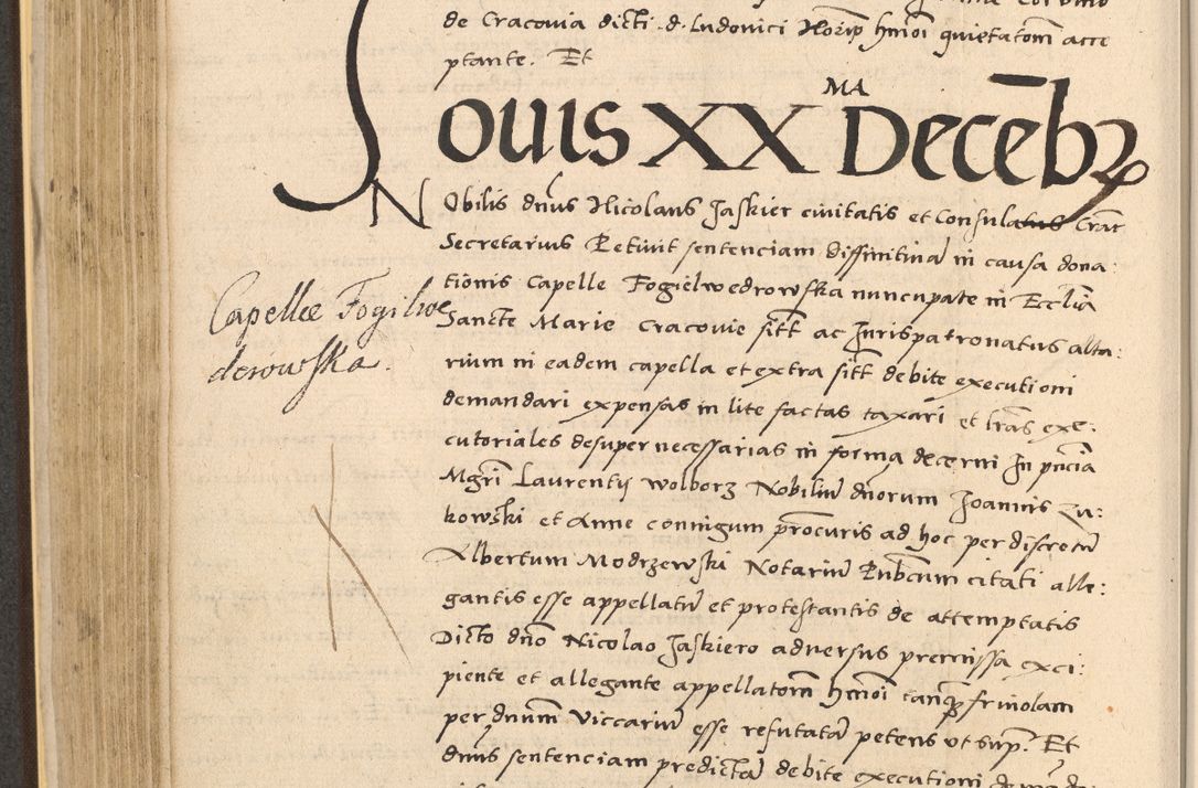 Zdjęcie nr 352 dla obiektu archiwalnego: Acta actorum coram reverendo patre domino Nicolao Bedlenski scholastico vicarioque in spiritualibus gernerali Cracoviensi ad annum Domini millesimum quingentesimum tricesimum septimum, cuius indicio est decima, pontificatus sanctissimi in Christo patris et domini nostri domini Pauli divina providencia papr tercii, anno tercio, feliciter continuantur