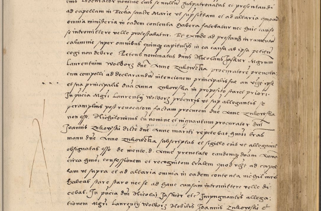 Zdjęcie nr 345 dla obiektu archiwalnego: Acta actorum coram reverendo patre domino Nicolao Bedlenski scholastico vicarioque in spiritualibus gernerali Cracoviensi ad annum Domini millesimum quingentesimum tricesimum septimum, cuius indicio est decima, pontificatus sanctissimi in Christo patris et domini nostri domini Pauli divina providencia papr tercii, anno tercio, feliciter continuantur