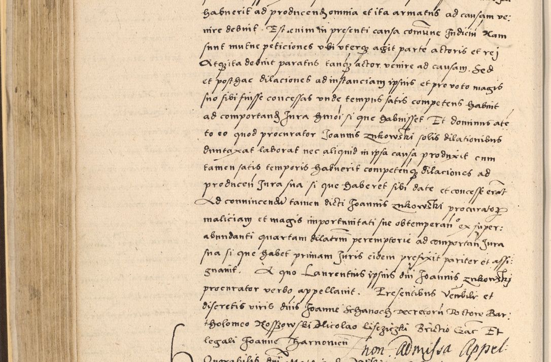 Zdjęcie nr 338 dla obiektu archiwalnego: Acta actorum coram reverendo patre domino Nicolao Bedlenski scholastico vicarioque in spiritualibus gernerali Cracoviensi ad annum Domini millesimum quingentesimum tricesimum septimum, cuius indicio est decima, pontificatus sanctissimi in Christo patris et domini nostri domini Pauli divina providencia papr tercii, anno tercio, feliciter continuantur