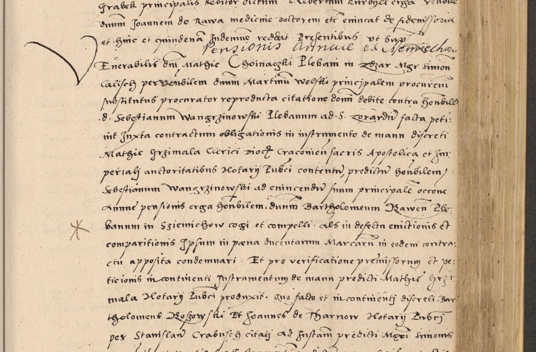 Zdjęcie nr 341 dla obiektu archiwalnego: Acta actorum coram reverendo patre domino Nicolao Bedlenski scholastico vicarioque in spiritualibus gernerali Cracoviensi ad annum Domini millesimum quingentesimum tricesimum septimum, cuius indicio est decima, pontificatus sanctissimi in Christo patris et domini nostri domini Pauli divina providencia papr tercii, anno tercio, feliciter continuantur