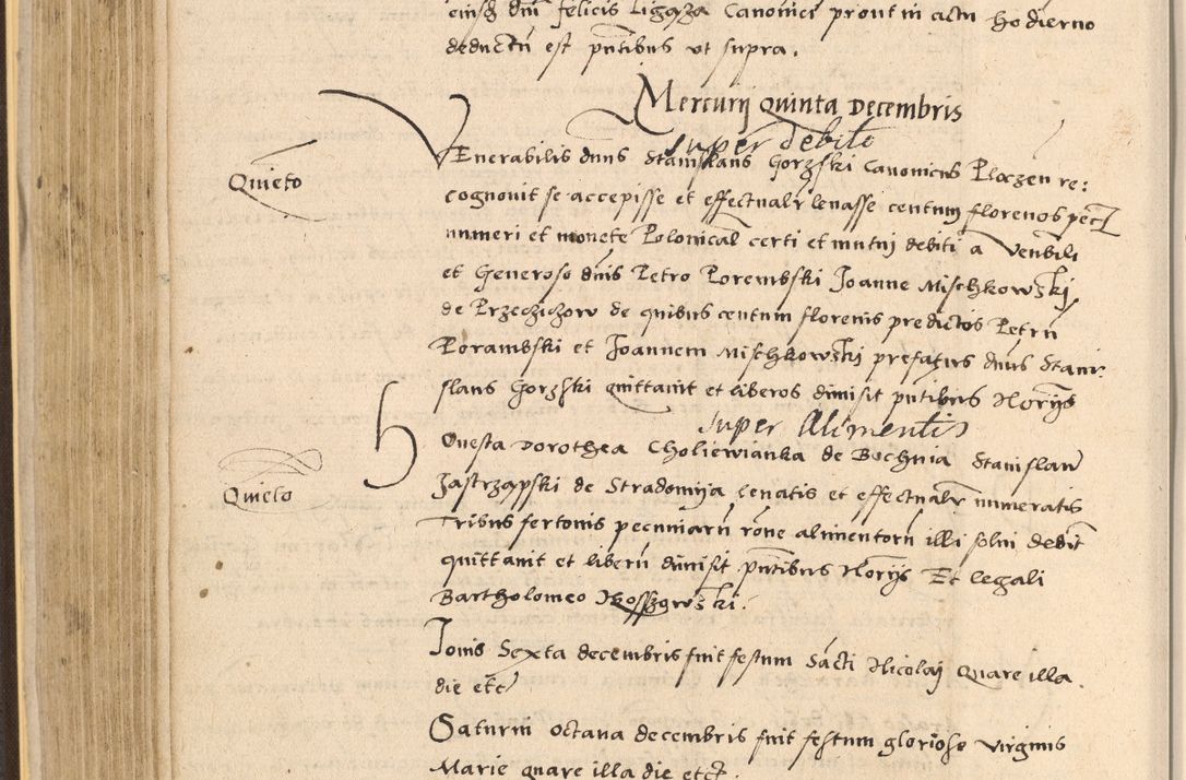 Zdjęcie nr 336 dla obiektu archiwalnego: Acta actorum coram reverendo patre domino Nicolao Bedlenski scholastico vicarioque in spiritualibus gernerali Cracoviensi ad annum Domini millesimum quingentesimum tricesimum septimum, cuius indicio est decima, pontificatus sanctissimi in Christo patris et domini nostri domini Pauli divina providencia papr tercii, anno tercio, feliciter continuantur