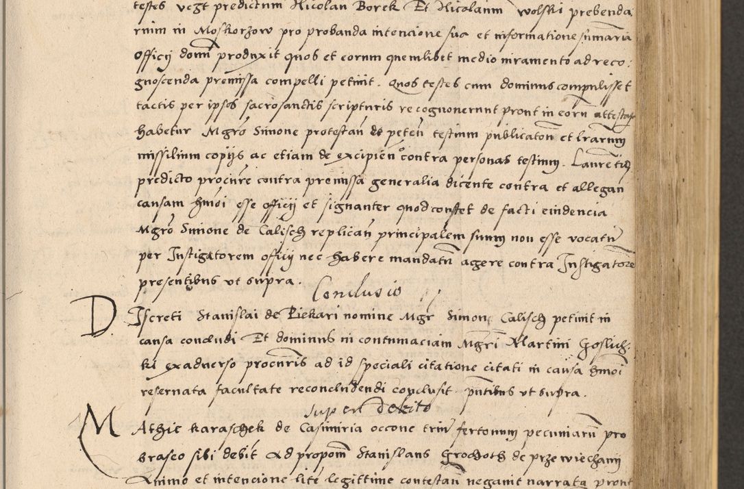 Zdjęcie nr 335 dla obiektu archiwalnego: Acta actorum coram reverendo patre domino Nicolao Bedlenski scholastico vicarioque in spiritualibus gernerali Cracoviensi ad annum Domini millesimum quingentesimum tricesimum septimum, cuius indicio est decima, pontificatus sanctissimi in Christo patris et domini nostri domini Pauli divina providencia papr tercii, anno tercio, feliciter continuantur