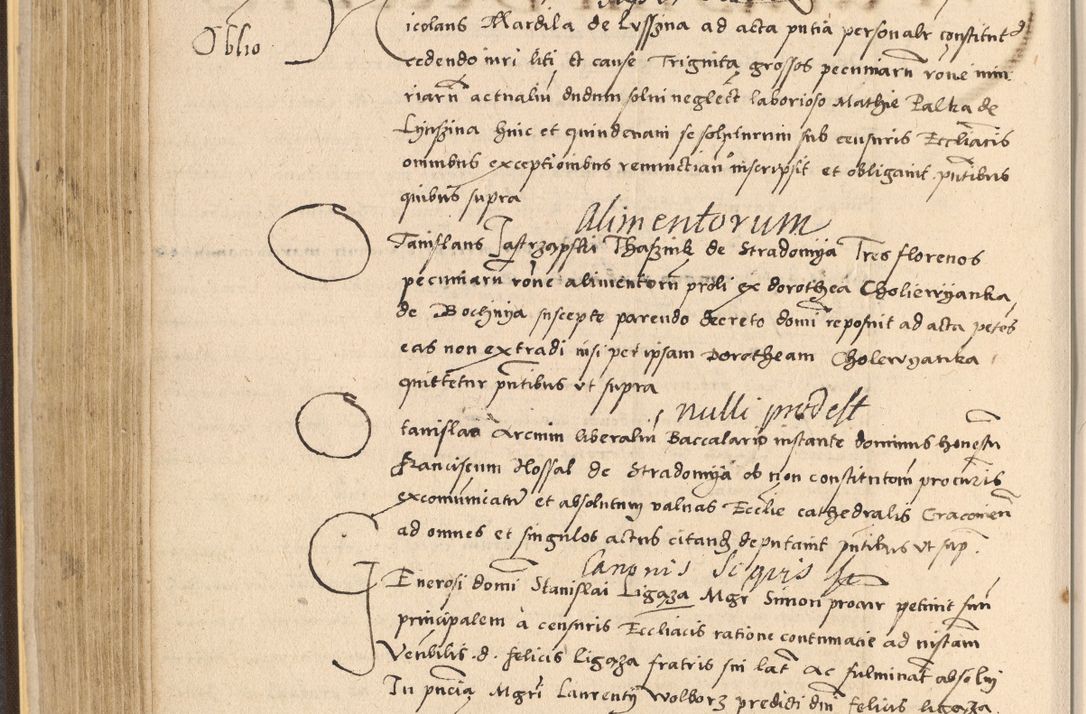 Zdjęcie nr 334 dla obiektu archiwalnego: Acta actorum coram reverendo patre domino Nicolao Bedlenski scholastico vicarioque in spiritualibus gernerali Cracoviensi ad annum Domini millesimum quingentesimum tricesimum septimum, cuius indicio est decima, pontificatus sanctissimi in Christo patris et domini nostri domini Pauli divina providencia papr tercii, anno tercio, feliciter continuantur