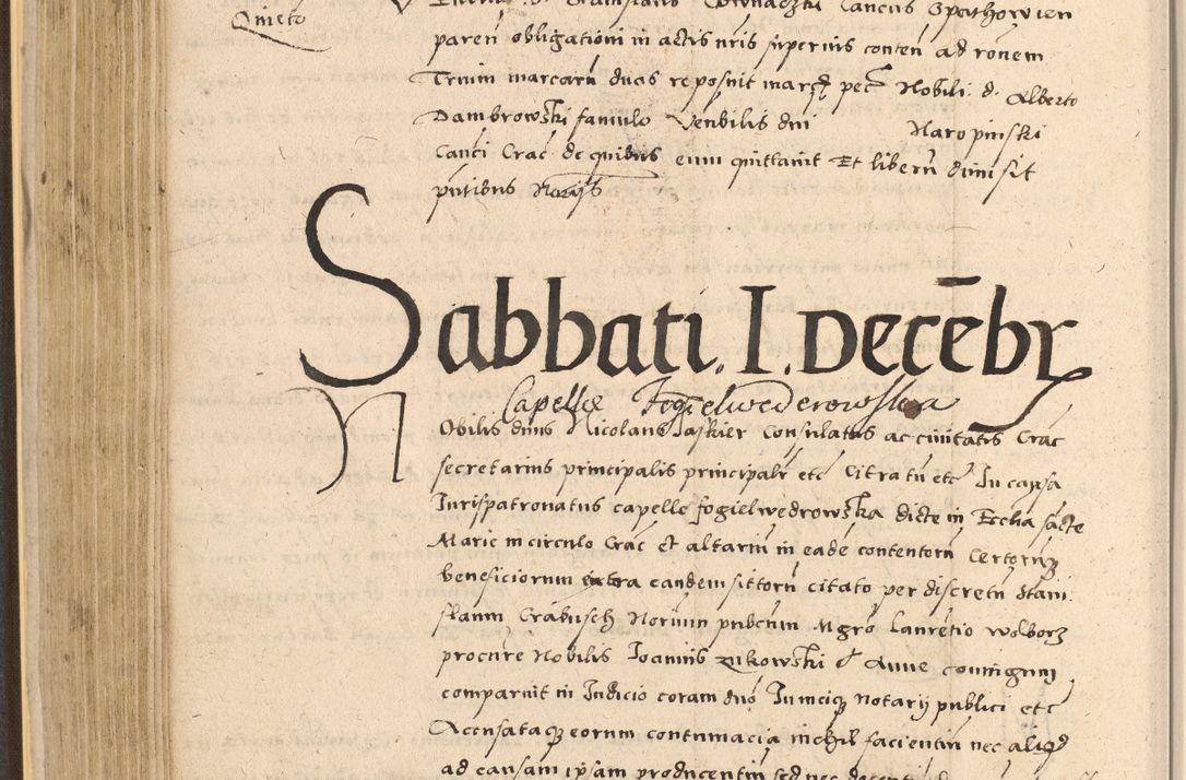 Zdjęcie nr 330 dla obiektu archiwalnego: Acta actorum coram reverendo patre domino Nicolao Bedlenski scholastico vicarioque in spiritualibus gernerali Cracoviensi ad annum Domini millesimum quingentesimum tricesimum septimum, cuius indicio est decima, pontificatus sanctissimi in Christo patris et domini nostri domini Pauli divina providencia papr tercii, anno tercio, feliciter continuantur