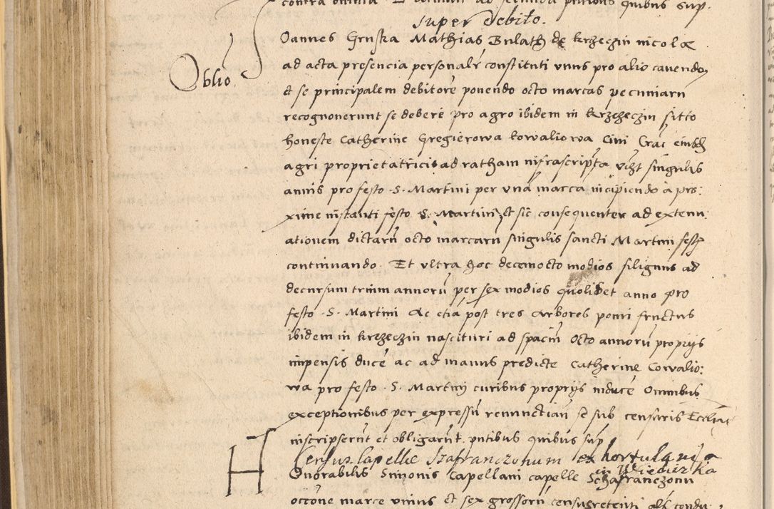 Zdjęcie nr 326 dla obiektu archiwalnego: Acta actorum coram reverendo patre domino Nicolao Bedlenski scholastico vicarioque in spiritualibus gernerali Cracoviensi ad annum Domini millesimum quingentesimum tricesimum septimum, cuius indicio est decima, pontificatus sanctissimi in Christo patris et domini nostri domini Pauli divina providencia papr tercii, anno tercio, feliciter continuantur