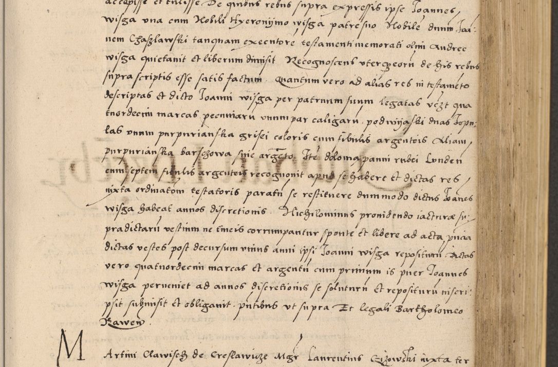 Zdjęcie nr 329 dla obiektu archiwalnego: Acta actorum coram reverendo patre domino Nicolao Bedlenski scholastico vicarioque in spiritualibus gernerali Cracoviensi ad annum Domini millesimum quingentesimum tricesimum septimum, cuius indicio est decima, pontificatus sanctissimi in Christo patris et domini nostri domini Pauli divina providencia papr tercii, anno tercio, feliciter continuantur