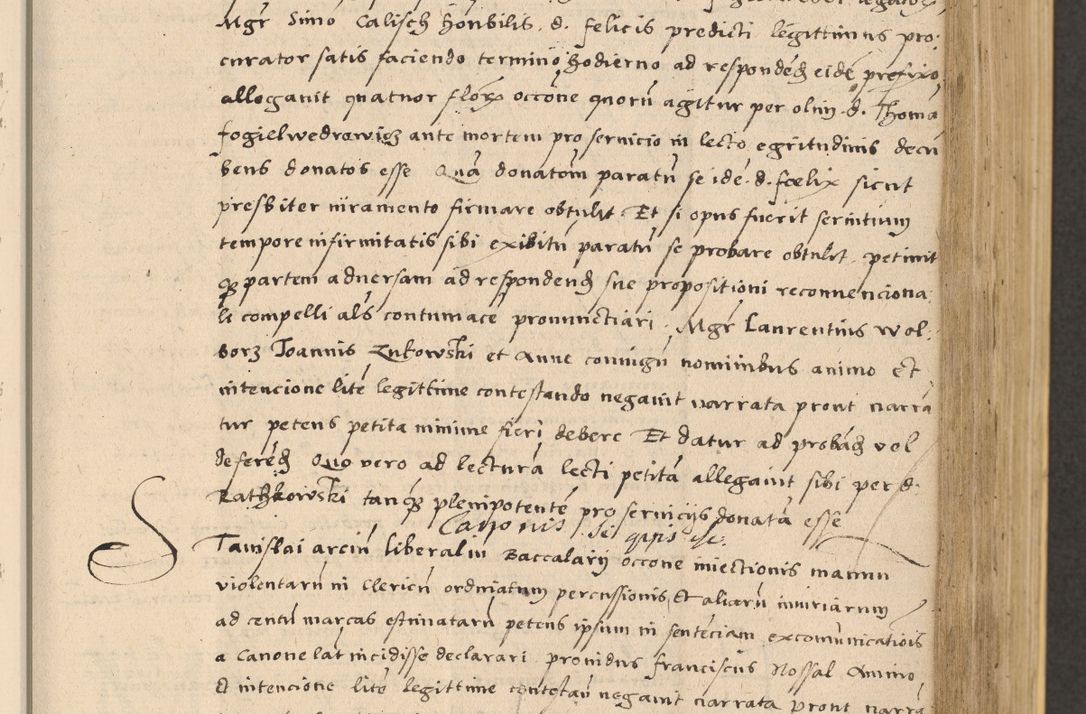 Zdjęcie nr 325 dla obiektu archiwalnego: Acta actorum coram reverendo patre domino Nicolao Bedlenski scholastico vicarioque in spiritualibus gernerali Cracoviensi ad annum Domini millesimum quingentesimum tricesimum septimum, cuius indicio est decima, pontificatus sanctissimi in Christo patris et domini nostri domini Pauli divina providencia papr tercii, anno tercio, feliciter continuantur