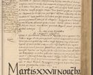 Zdjęcie nr 327 dla obiektu archiwalnego: Acta actorum coram reverendo patre domino Nicolao Bedlenski scholastico vicarioque in spiritualibus gernerali Cracoviensi ad annum Domini millesimum quingentesimum tricesimum septimum, cuius indicio est decima, pontificatus sanctissimi in Christo patris et domini nostri domini Pauli divina providencia papr tercii, anno tercio, feliciter continuantur