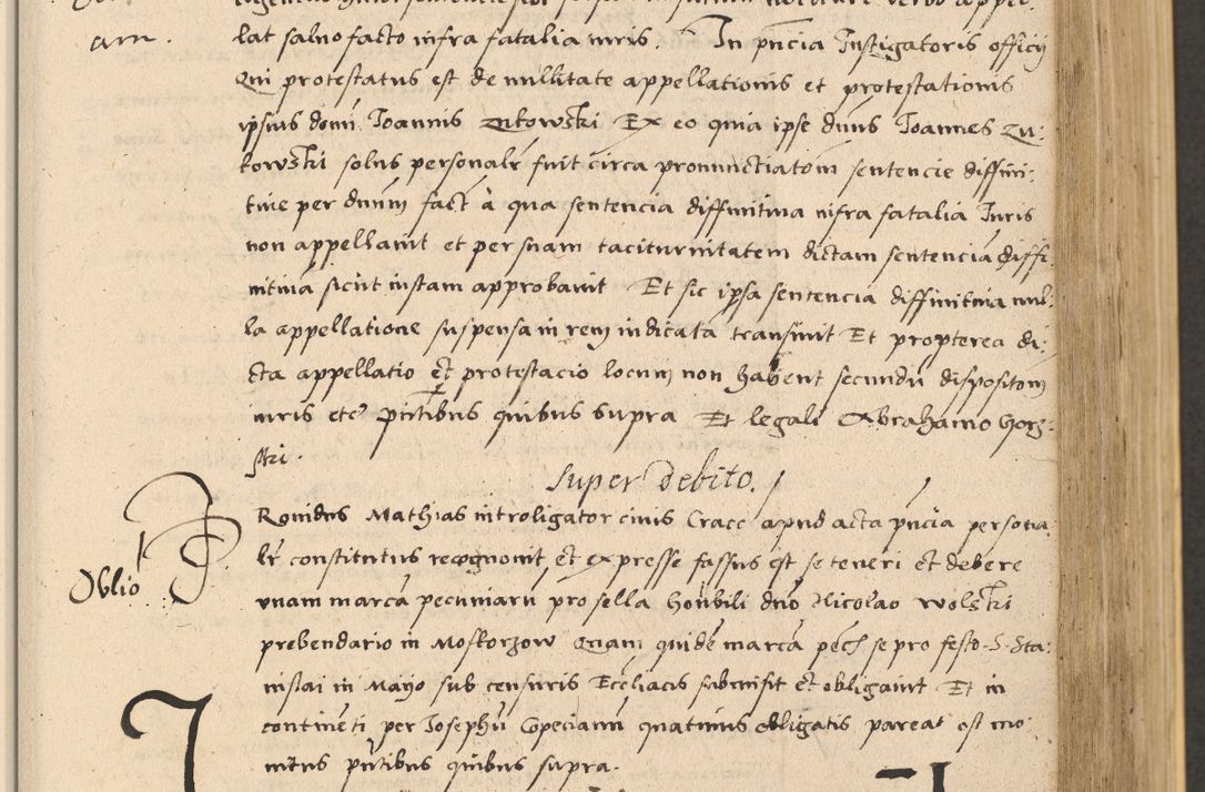 Zdjęcie nr 321 dla obiektu archiwalnego: Acta actorum coram reverendo patre domino Nicolao Bedlenski scholastico vicarioque in spiritualibus gernerali Cracoviensi ad annum Domini millesimum quingentesimum tricesimum septimum, cuius indicio est decima, pontificatus sanctissimi in Christo patris et domini nostri domini Pauli divina providencia papr tercii, anno tercio, feliciter continuantur