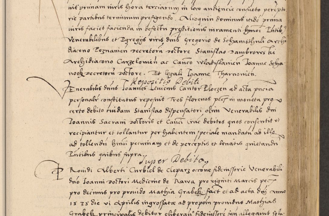 Zdjęcie nr 309 dla obiektu archiwalnego: Acta actorum coram reverendo patre domino Nicolao Bedlenski scholastico vicarioque in spiritualibus gernerali Cracoviensi ad annum Domini millesimum quingentesimum tricesimum septimum, cuius indicio est decima, pontificatus sanctissimi in Christo patris et domini nostri domini Pauli divina providencia papr tercii, anno tercio, feliciter continuantur