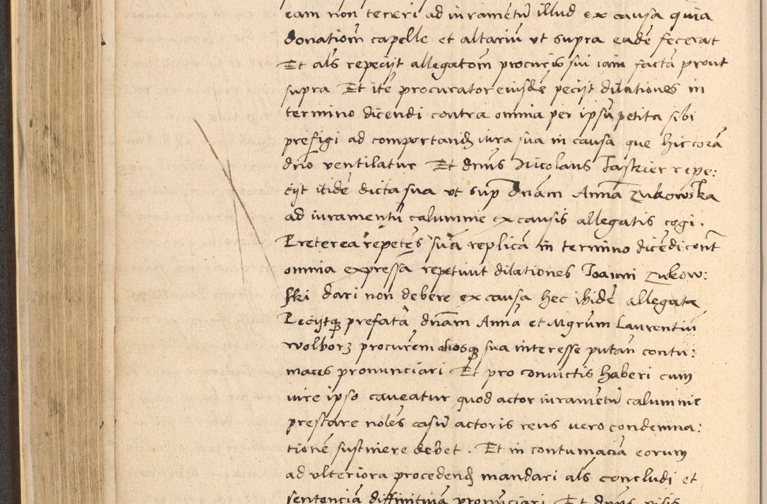 Zdjęcie nr 306 dla obiektu archiwalnego: Acta actorum coram reverendo patre domino Nicolao Bedlenski scholastico vicarioque in spiritualibus gernerali Cracoviensi ad annum Domini millesimum quingentesimum tricesimum septimum, cuius indicio est decima, pontificatus sanctissimi in Christo patris et domini nostri domini Pauli divina providencia papr tercii, anno tercio, feliciter continuantur