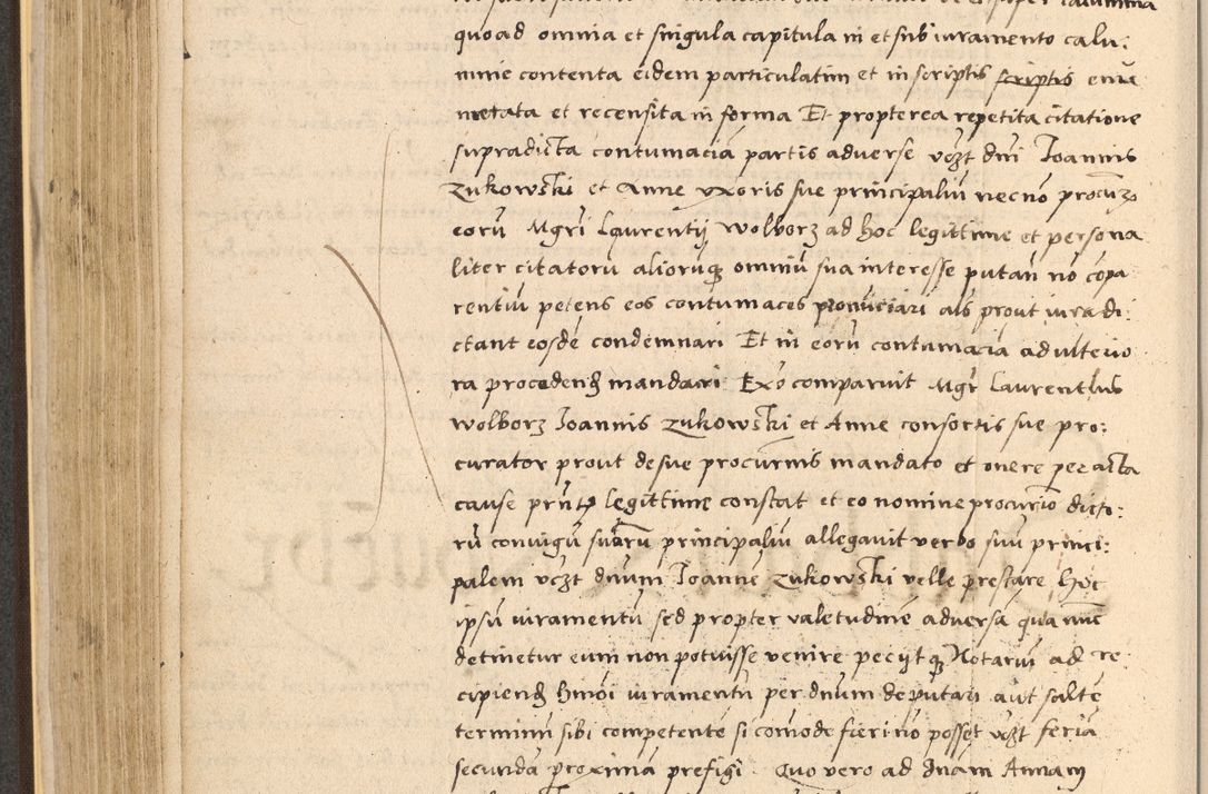 Zdjęcie nr 304 dla obiektu archiwalnego: Acta actorum coram reverendo patre domino Nicolao Bedlenski scholastico vicarioque in spiritualibus gernerali Cracoviensi ad annum Domini millesimum quingentesimum tricesimum septimum, cuius indicio est decima, pontificatus sanctissimi in Christo patris et domini nostri domini Pauli divina providencia papr tercii, anno tercio, feliciter continuantur
