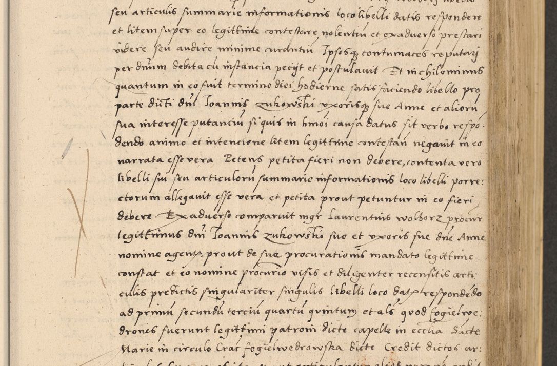 Zdjęcie nr 299 dla obiektu archiwalnego: Acta actorum coram reverendo patre domino Nicolao Bedlenski scholastico vicarioque in spiritualibus gernerali Cracoviensi ad annum Domini millesimum quingentesimum tricesimum septimum, cuius indicio est decima, pontificatus sanctissimi in Christo patris et domini nostri domini Pauli divina providencia papr tercii, anno tercio, feliciter continuantur