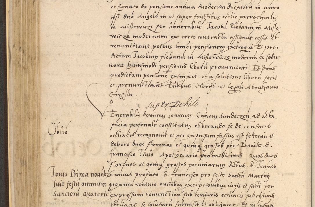 Zdjęcie nr 292 dla obiektu archiwalnego: Acta actorum coram reverendo patre domino Nicolao Bedlenski scholastico vicarioque in spiritualibus gernerali Cracoviensi ad annum Domini millesimum quingentesimum tricesimum septimum, cuius indicio est decima, pontificatus sanctissimi in Christo patris et domini nostri domini Pauli divina providencia papr tercii, anno tercio, feliciter continuantur