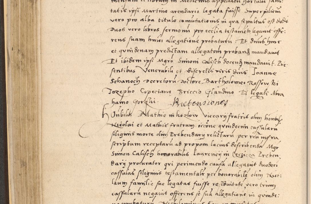 Zdjęcie nr 288 dla obiektu archiwalnego: Acta actorum coram reverendo patre domino Nicolao Bedlenski scholastico vicarioque in spiritualibus gernerali Cracoviensi ad annum Domini millesimum quingentesimum tricesimum septimum, cuius indicio est decima, pontificatus sanctissimi in Christo patris et domini nostri domini Pauli divina providencia papr tercii, anno tercio, feliciter continuantur