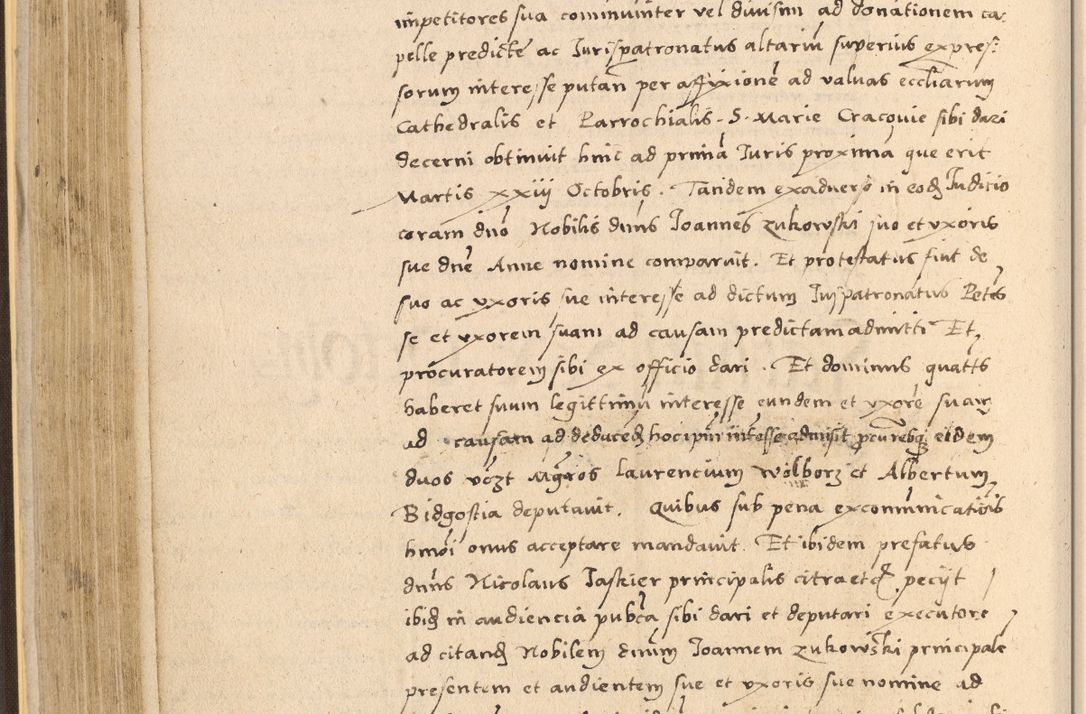 Zdjęcie nr 280 dla obiektu archiwalnego: Acta actorum coram reverendo patre domino Nicolao Bedlenski scholastico vicarioque in spiritualibus gernerali Cracoviensi ad annum Domini millesimum quingentesimum tricesimum septimum, cuius indicio est decima, pontificatus sanctissimi in Christo patris et domini nostri domini Pauli divina providencia papr tercii, anno tercio, feliciter continuantur