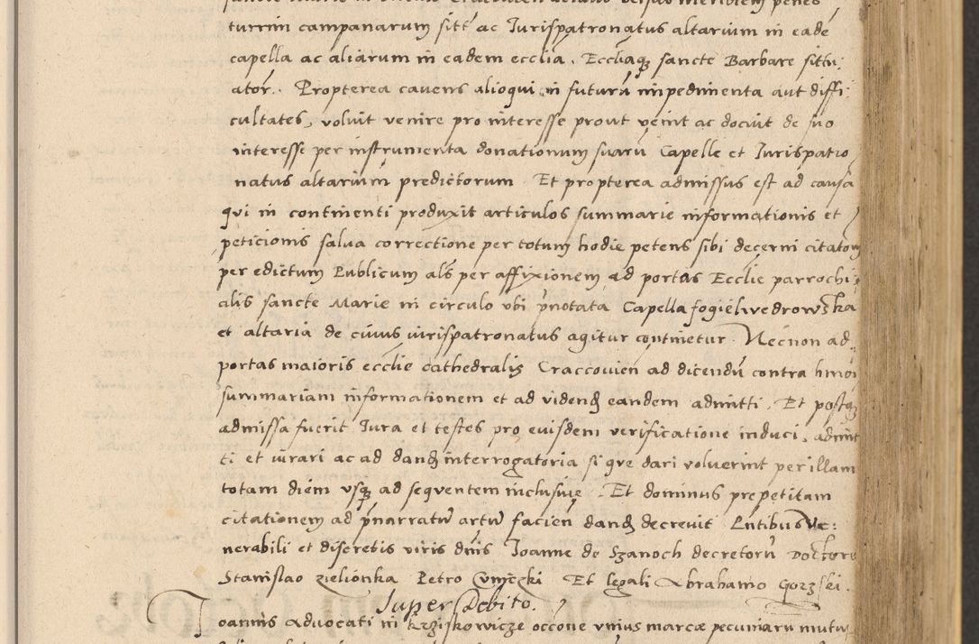 Zdjęcie nr 277 dla obiektu archiwalnego: Acta actorum coram reverendo patre domino Nicolao Bedlenski scholastico vicarioque in spiritualibus gernerali Cracoviensi ad annum Domini millesimum quingentesimum tricesimum septimum, cuius indicio est decima, pontificatus sanctissimi in Christo patris et domini nostri domini Pauli divina providencia papr tercii, anno tercio, feliciter continuantur