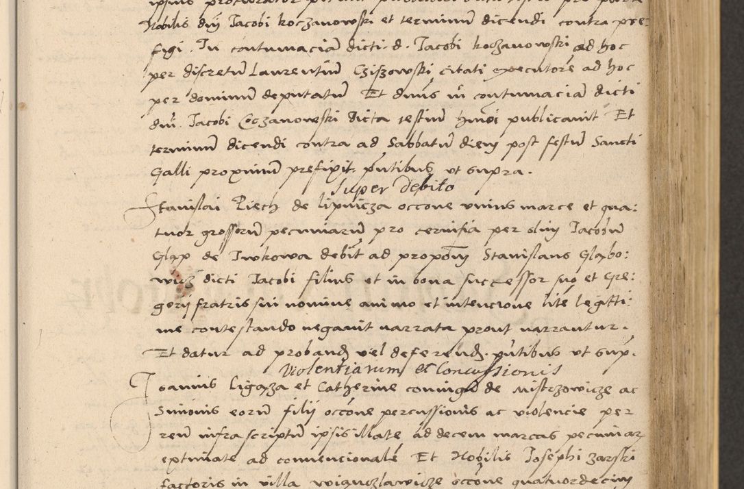 Zdjęcie nr 273 dla obiektu archiwalnego: Acta actorum coram reverendo patre domino Nicolao Bedlenski scholastico vicarioque in spiritualibus gernerali Cracoviensi ad annum Domini millesimum quingentesimum tricesimum septimum, cuius indicio est decima, pontificatus sanctissimi in Christo patris et domini nostri domini Pauli divina providencia papr tercii, anno tercio, feliciter continuantur