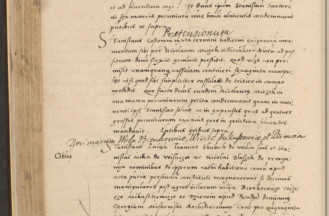 Zdjęcie nr 276 dla obiektu archiwalnego: Acta actorum coram reverendo patre domino Nicolao Bedlenski scholastico vicarioque in spiritualibus gernerali Cracoviensi ad annum Domini millesimum quingentesimum tricesimum septimum, cuius indicio est decima, pontificatus sanctissimi in Christo patris et domini nostri domini Pauli divina providencia papr tercii, anno tercio, feliciter continuantur