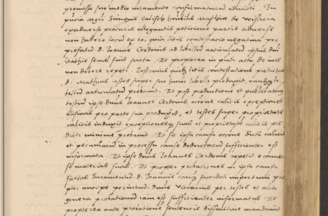 Zdjęcie nr 269 dla obiektu archiwalnego: Acta actorum coram reverendo patre domino Nicolao Bedlenski scholastico vicarioque in spiritualibus gernerali Cracoviensi ad annum Domini millesimum quingentesimum tricesimum septimum, cuius indicio est decima, pontificatus sanctissimi in Christo patris et domini nostri domini Pauli divina providencia papr tercii, anno tercio, feliciter continuantur