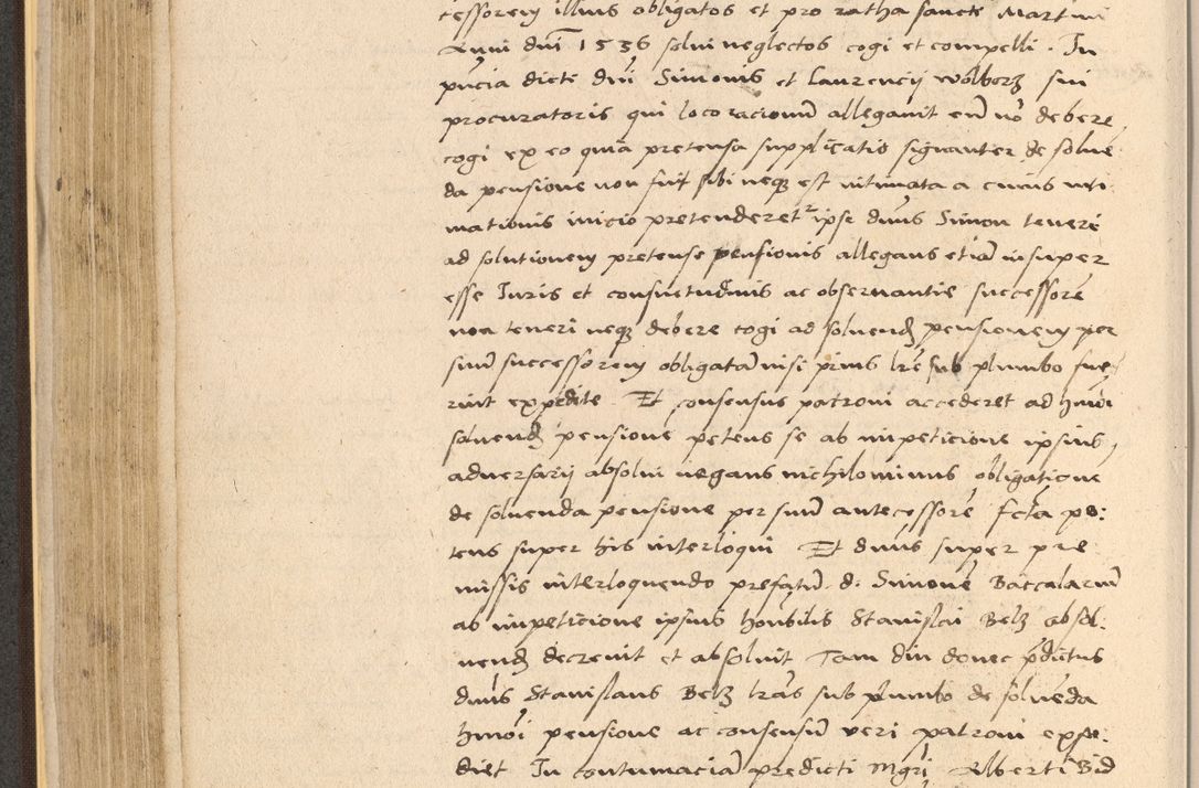 Zdjęcie nr 266 dla obiektu archiwalnego: Acta actorum coram reverendo patre domino Nicolao Bedlenski scholastico vicarioque in spiritualibus gernerali Cracoviensi ad annum Domini millesimum quingentesimum tricesimum septimum, cuius indicio est decima, pontificatus sanctissimi in Christo patris et domini nostri domini Pauli divina providencia papr tercii, anno tercio, feliciter continuantur